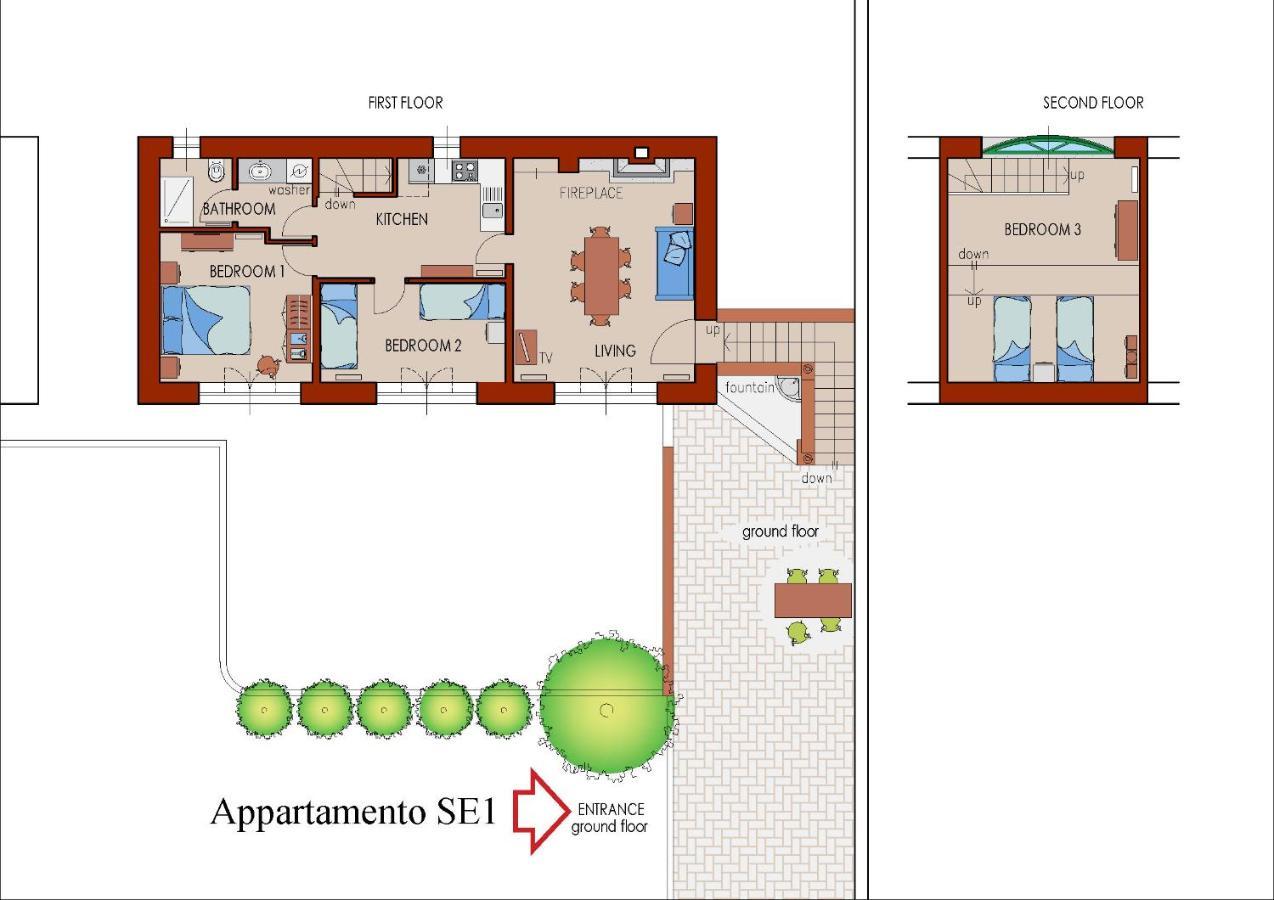 Apartmán Palazzo Barbo Pumenengo Pokoj fotografie